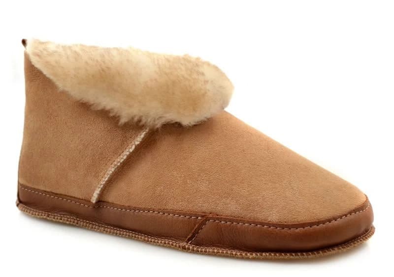 Softstar Fireside Sheepskin Slippers — Chestnut / Stonytip · Wide · для взрослых — фото 1 из 5