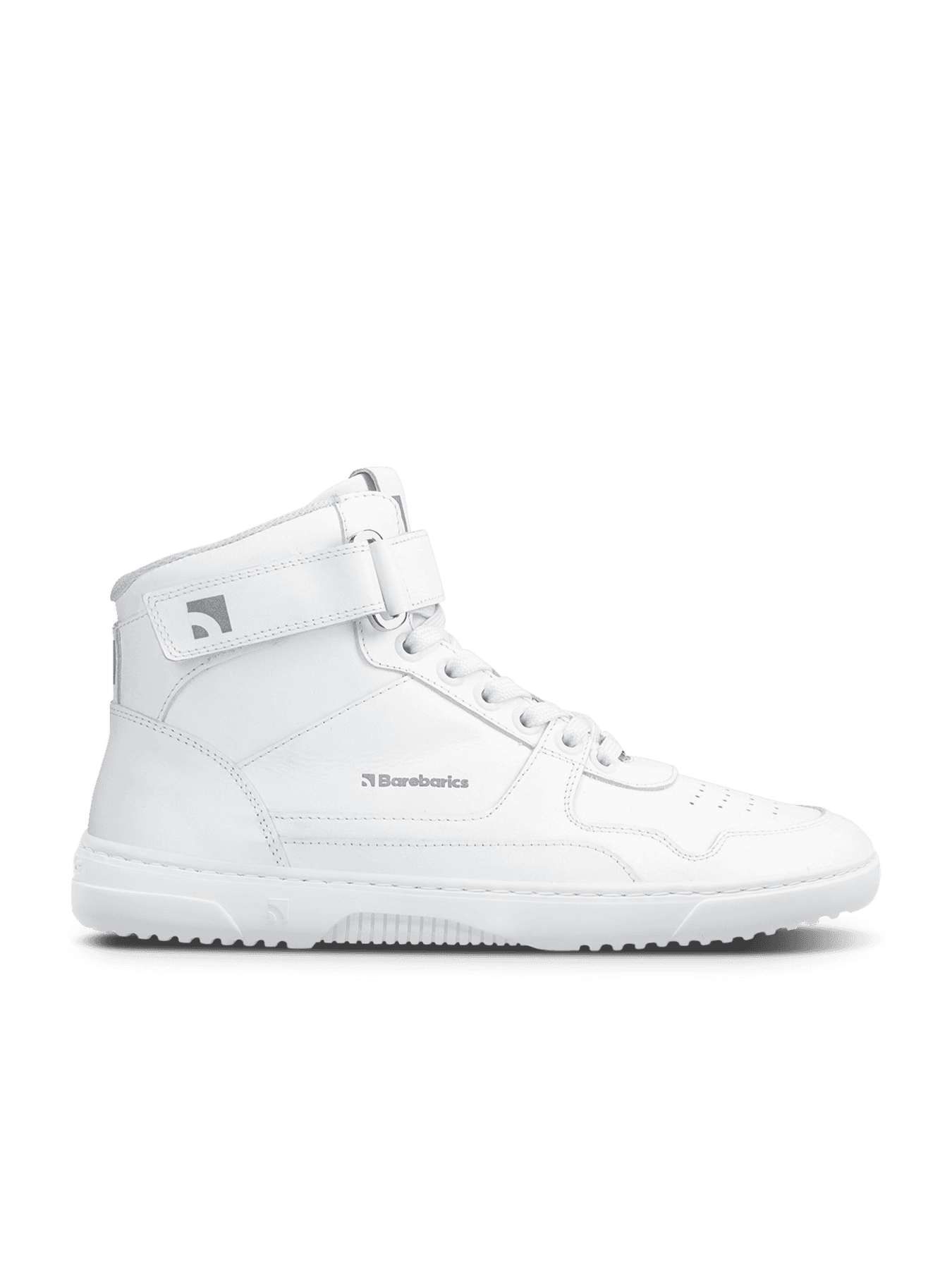Barefoot Sneakers Barebarics Zing - High Top - All White - Main