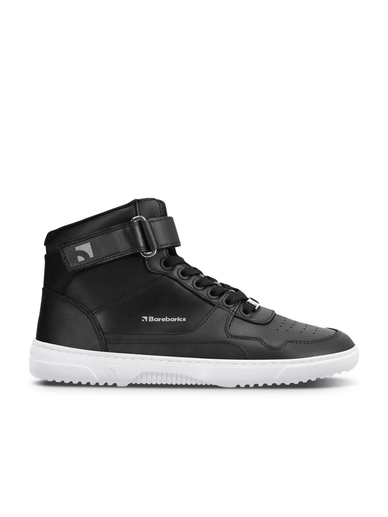 Barefoot Sneakers Barebarics Zing - High Top - Black & White - Main