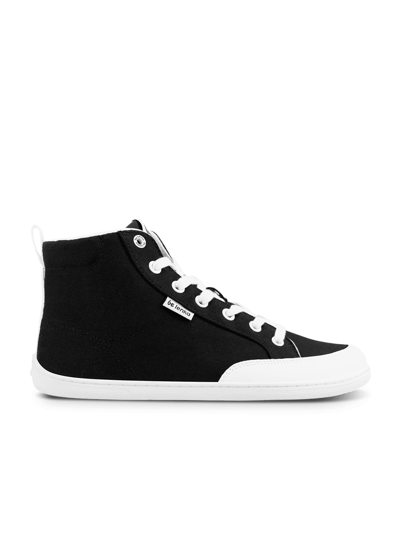 Barefoot Sneakers Be Lenka Rebound - High Top - Black & White - Main