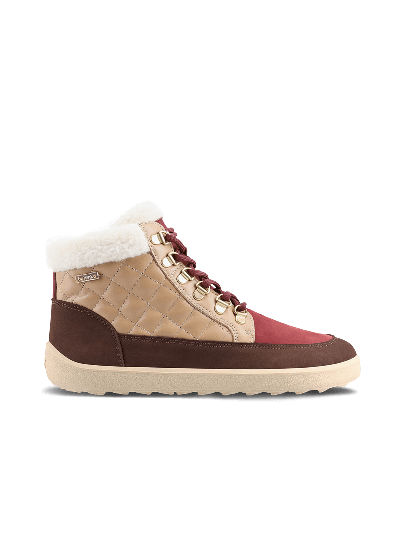 Barefoot Boots Be Lenka Olivia - Brown & Burgundy - Main