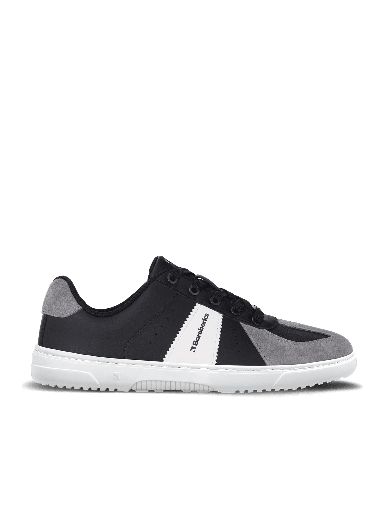 Barefoot Sneakers Barebarics Icara - Black & Dark Grey - Main