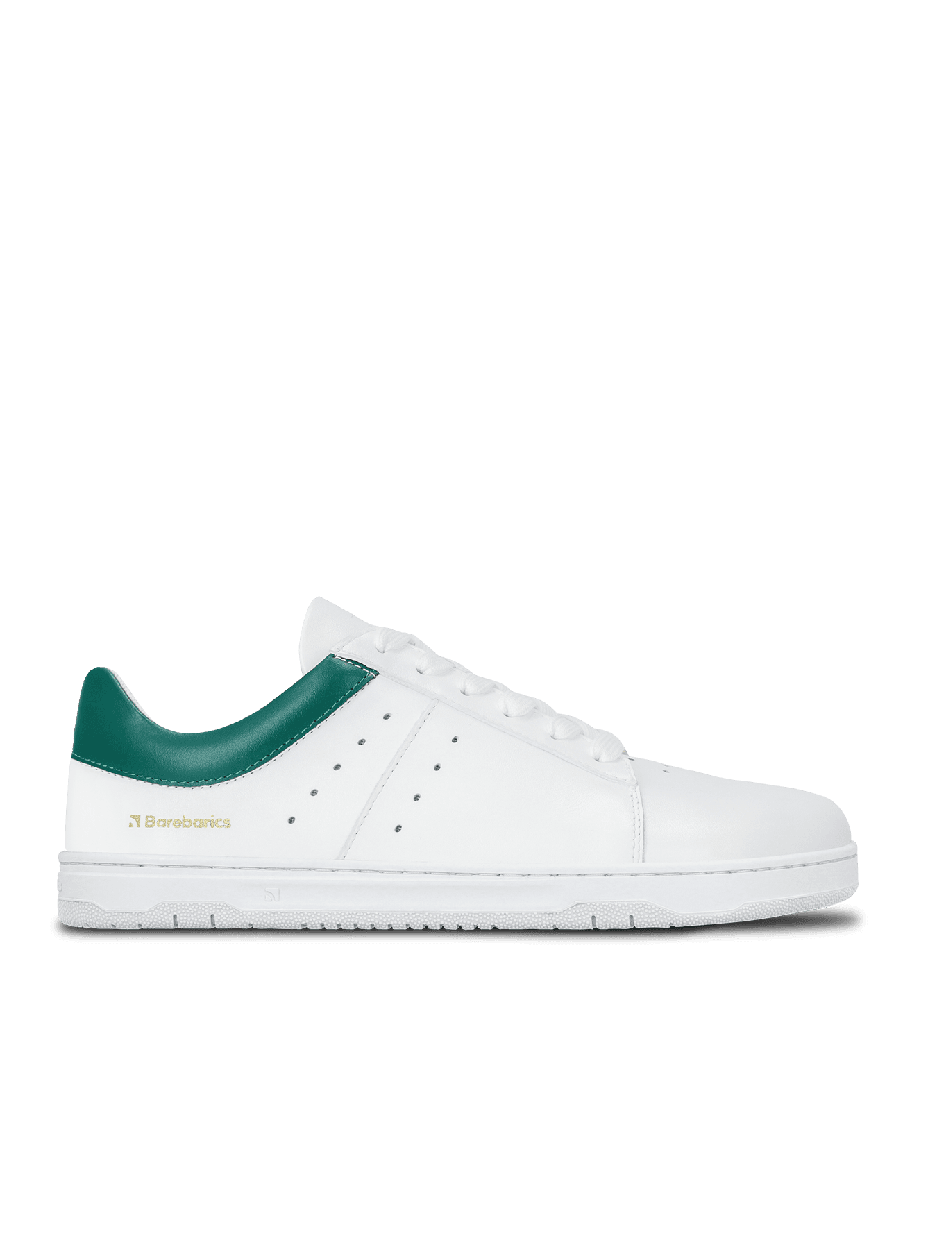 Barefoot Sneakers Barebarics Enigma - White & Dark Green - Main