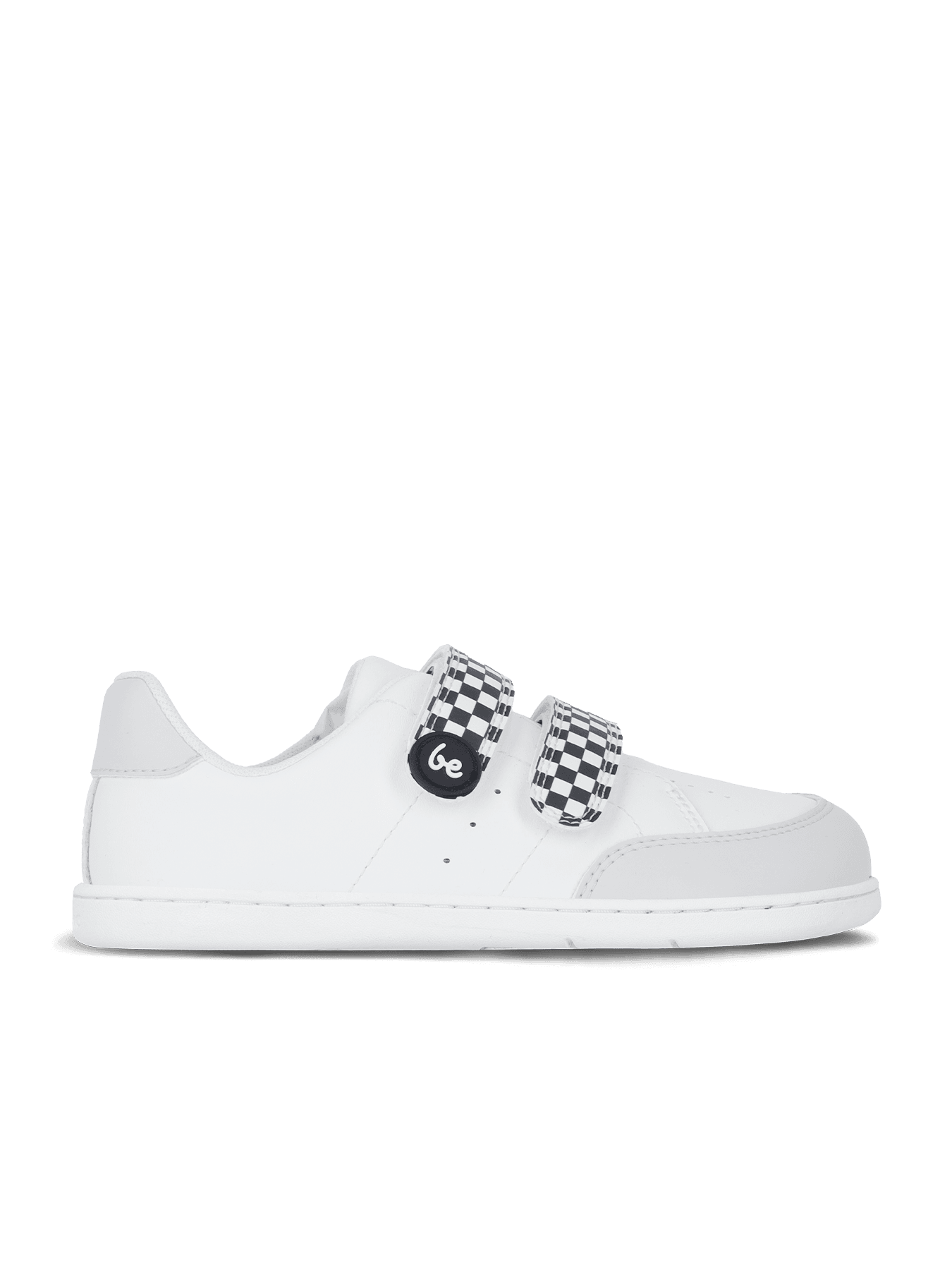 Kids barefoot sneakers Be Lenka Energise Preschool - White & Checkerboard - Main