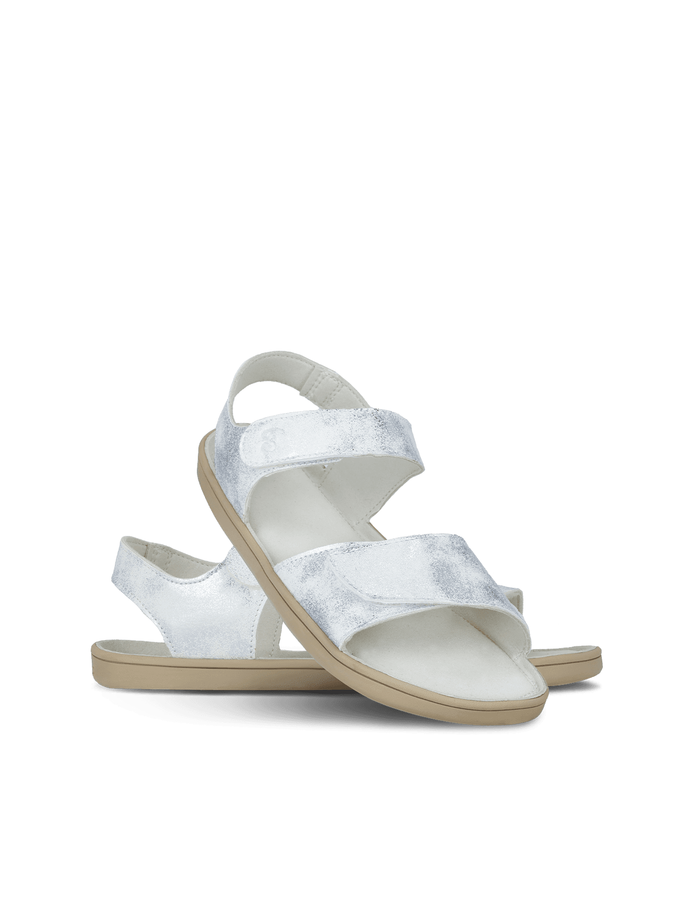 Kids barefoot sandals Be Lenka Miami Kids - Off - White Sparkle - Main