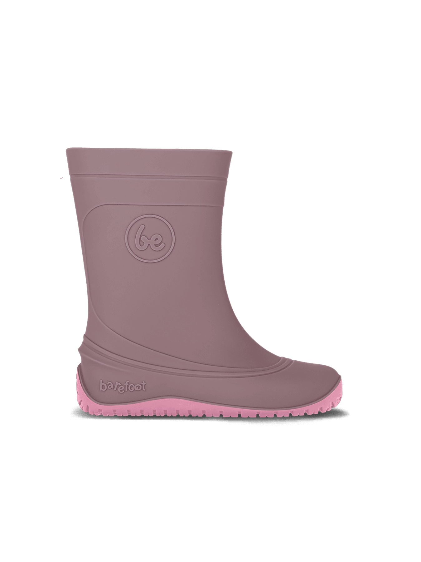 Kids Barefoot Rain Boots Be Lenka Pudds - Misty Pink - Main