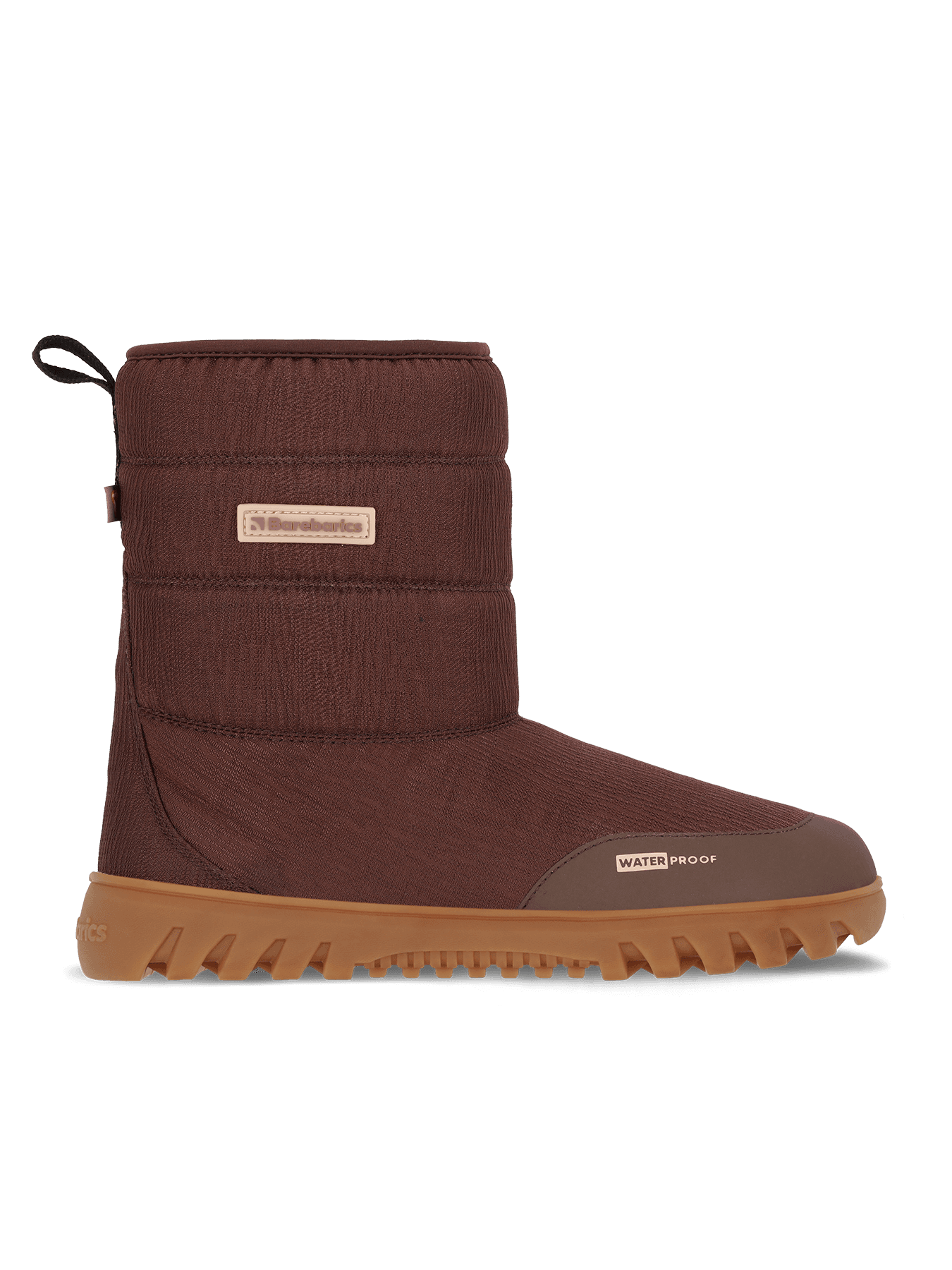 Barefoot Winter Boots Barebarics PolarStride - Copper Brown - Main