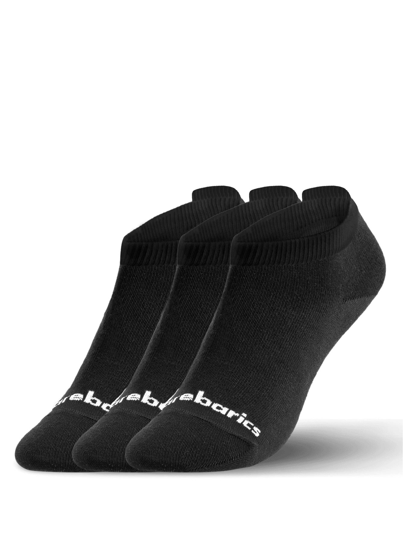 Barebarics - Barefoot Socks - Low-cut - Black - 3 pack - Main