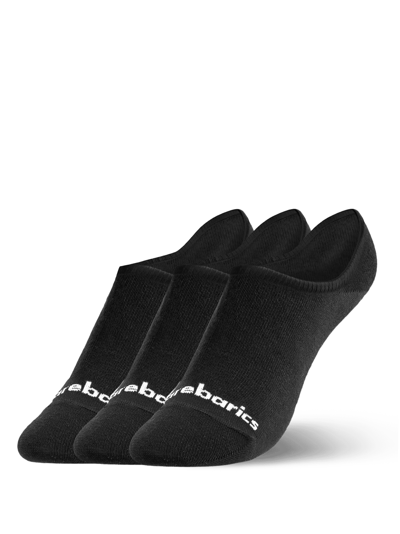 Barebarics - Barefoot Socks - No-Show - Black - 3 pack - Main