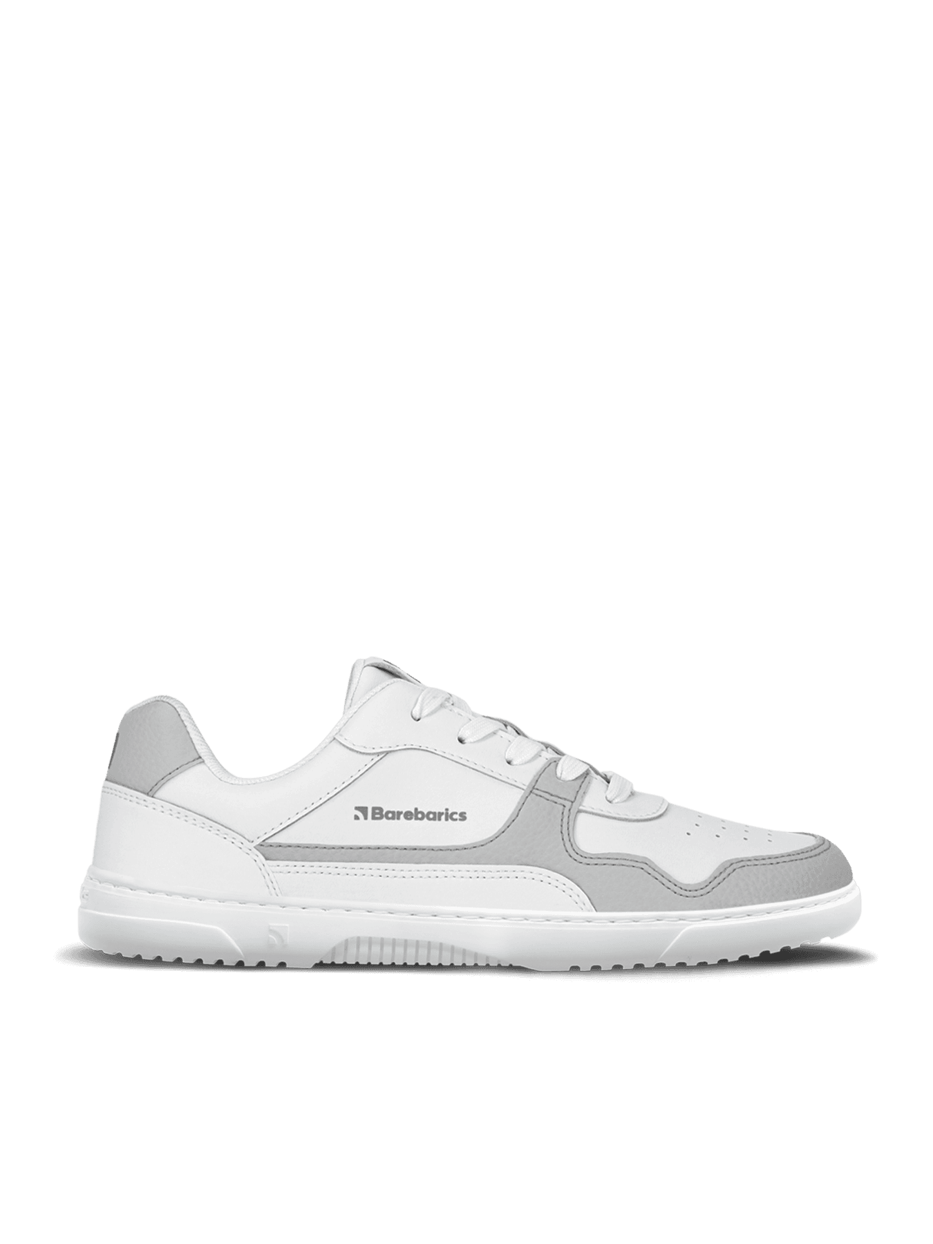 Barefoot Sneakers Barebarics Zing - White & Light Grey - Main