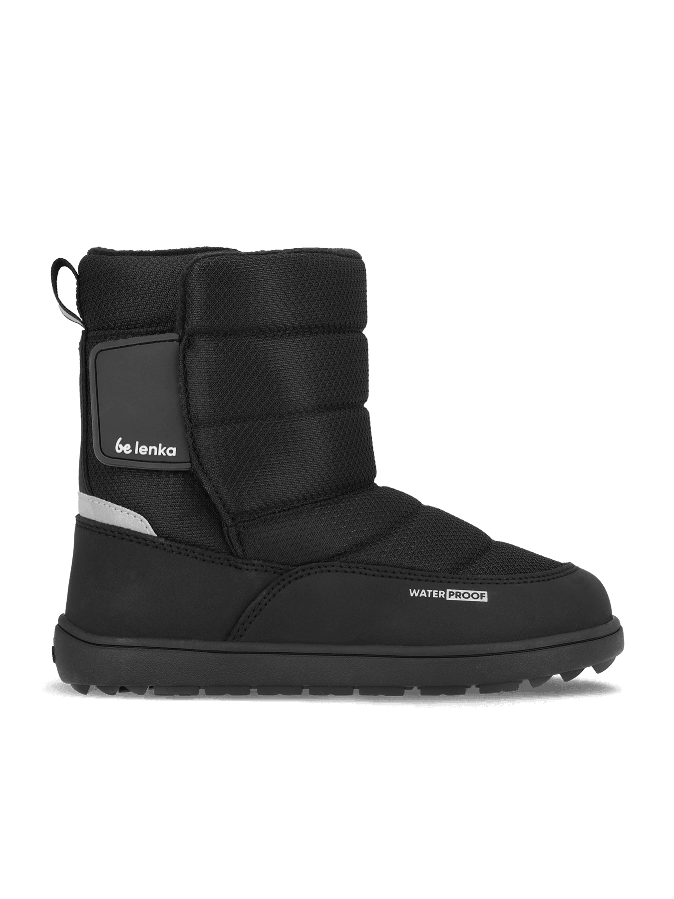 Kids barefoot snow boots Be Lenka Ailo Kids - All Black - Main