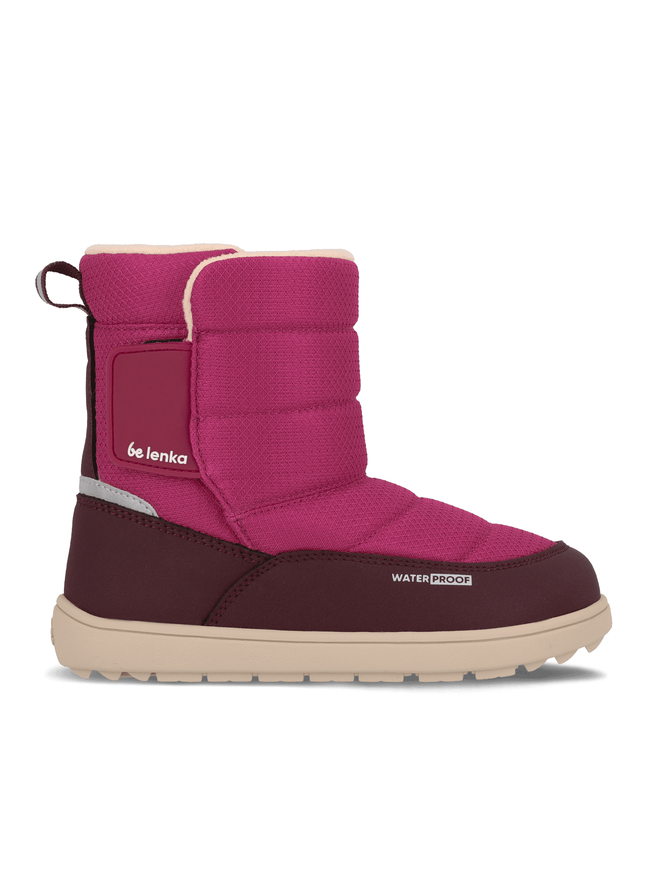 Kids barefoot snow boots Be Lenka Ailo Kids - Berry - Main