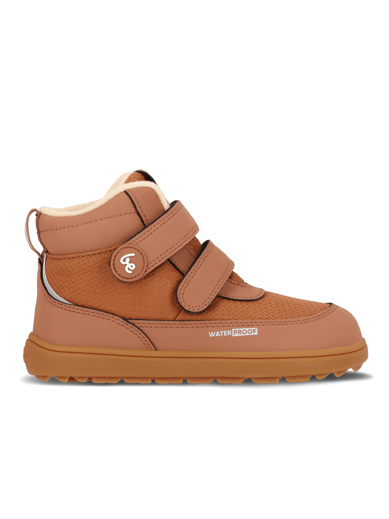 Kids winter barefoot boots Be Lenka Zippu Junior - All Brown - Main