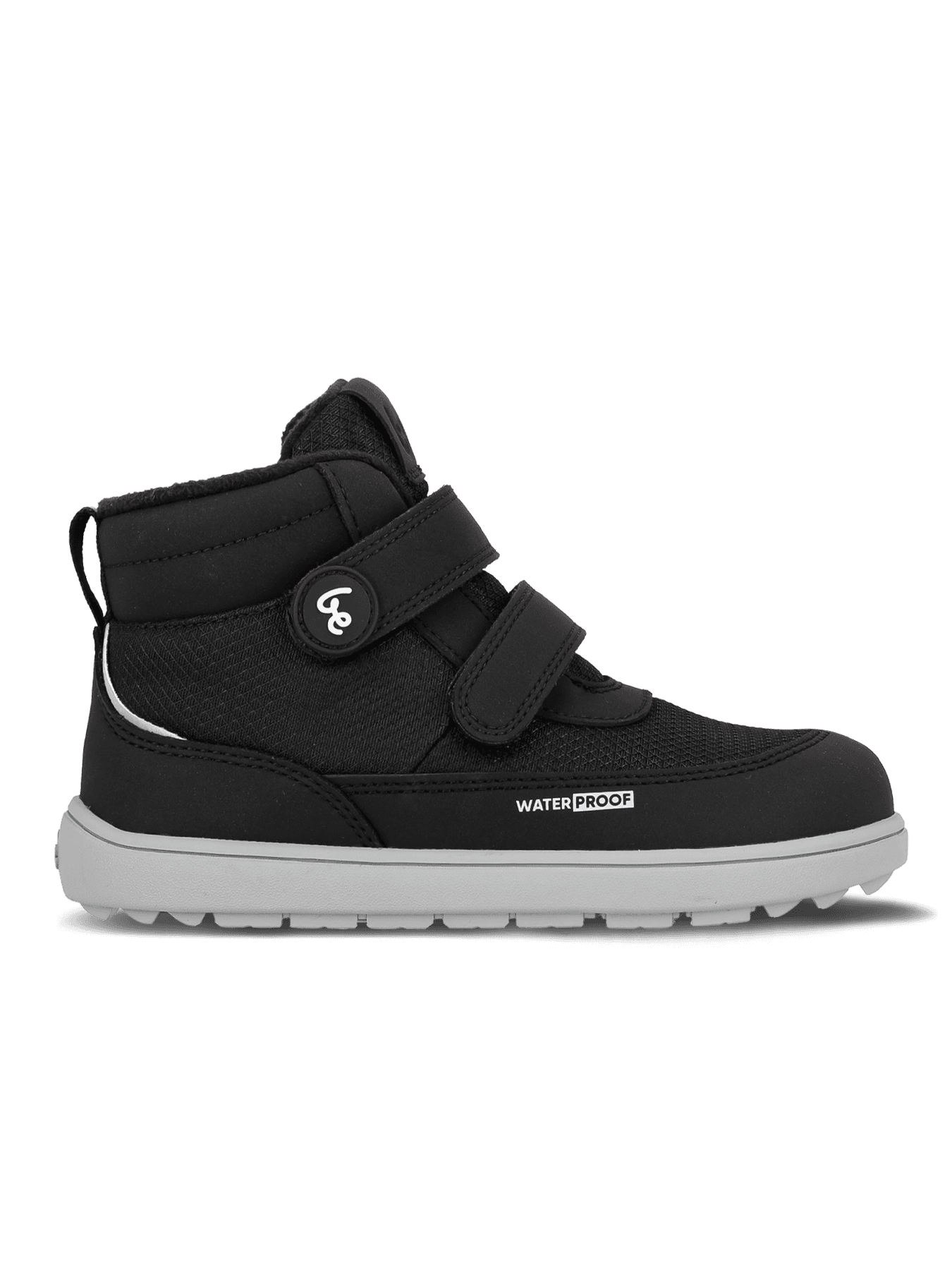 Kids winter barefoot boots Be Lenka Zippu Junior - Black & Grey - Main