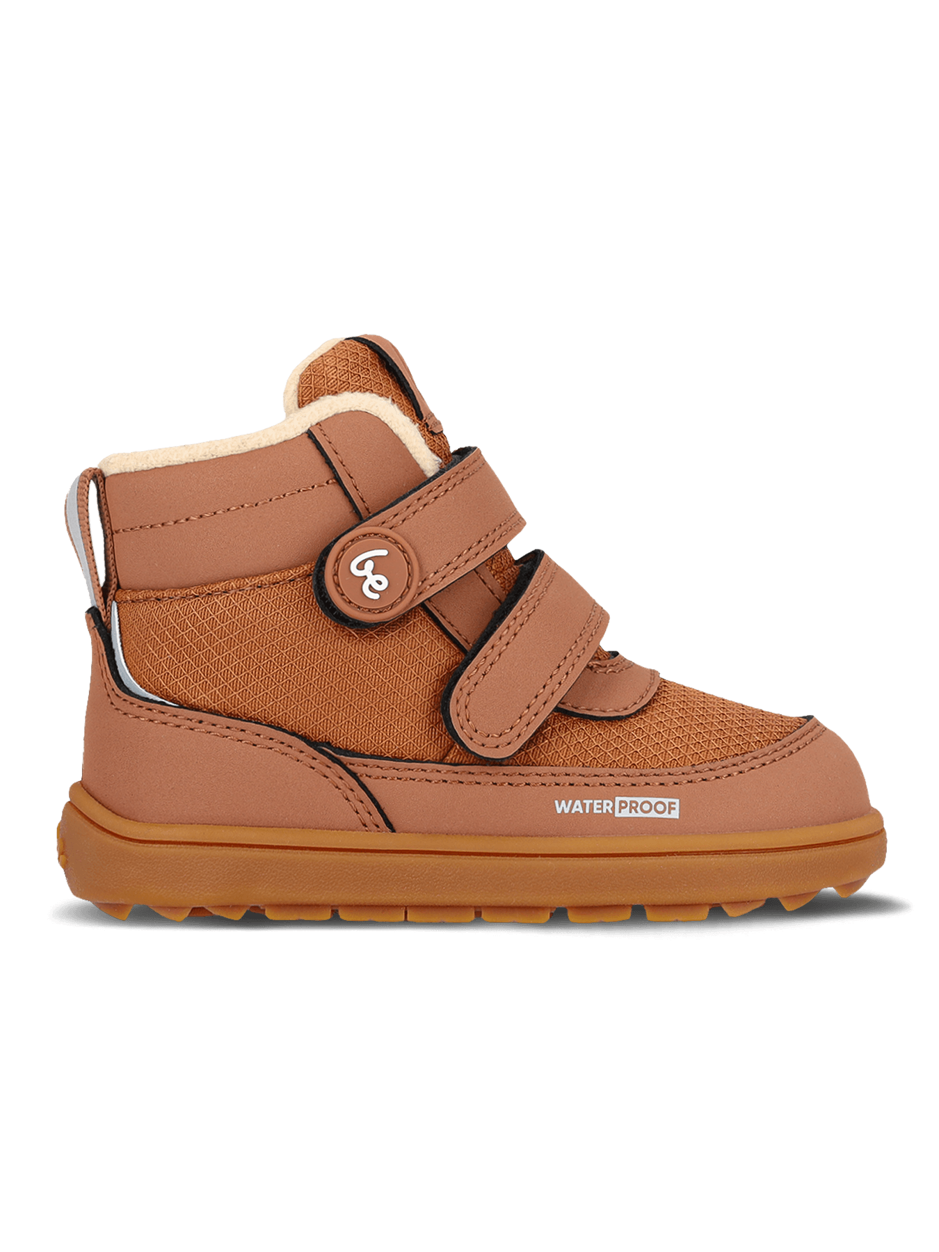 Kids winter barefoot boots Be Lenka Zippu Preschool - All Brown - Main