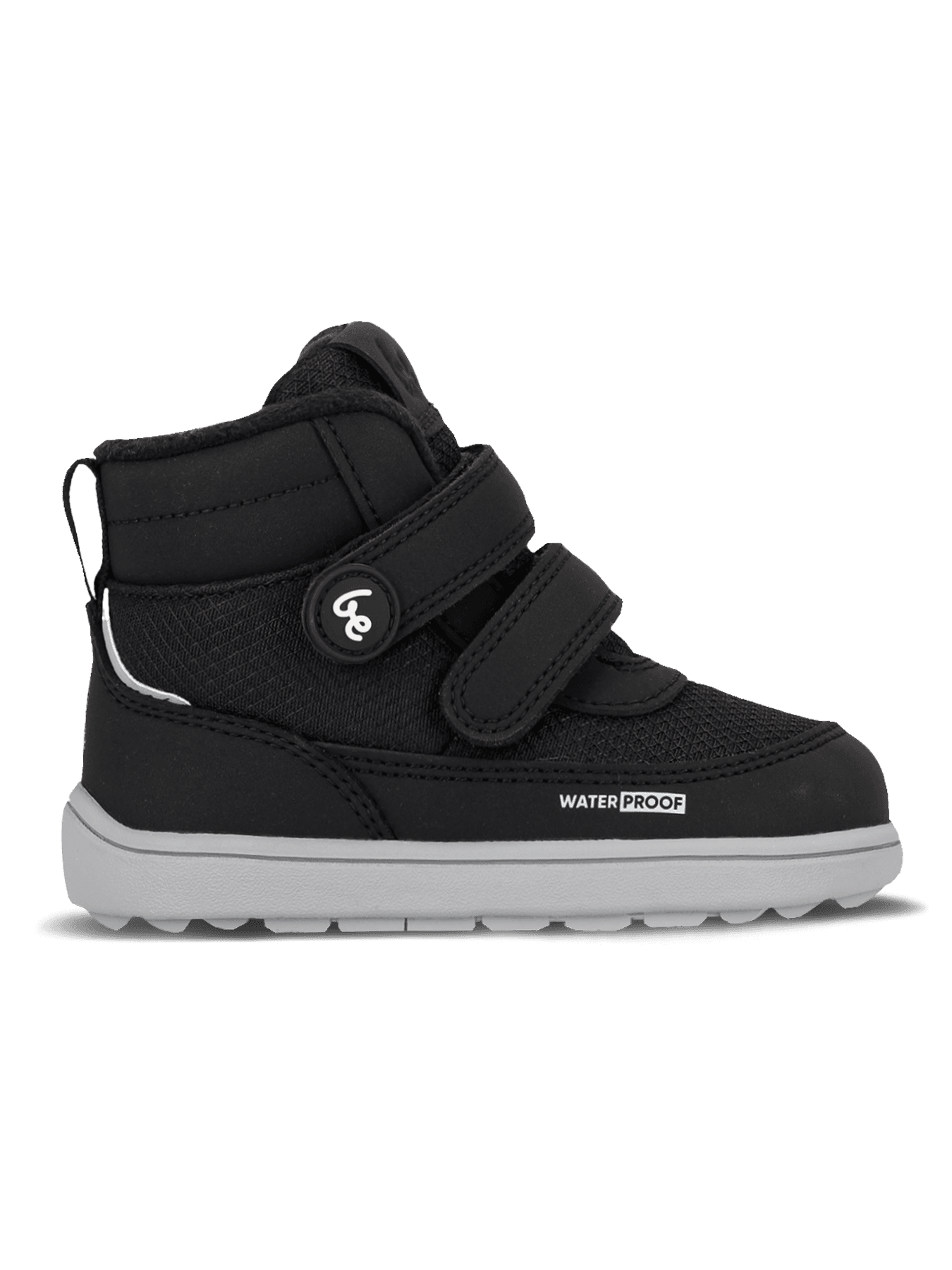 Kids winter barefoot boots Be Lenka Zippu Preschool - Black & Grey - Main