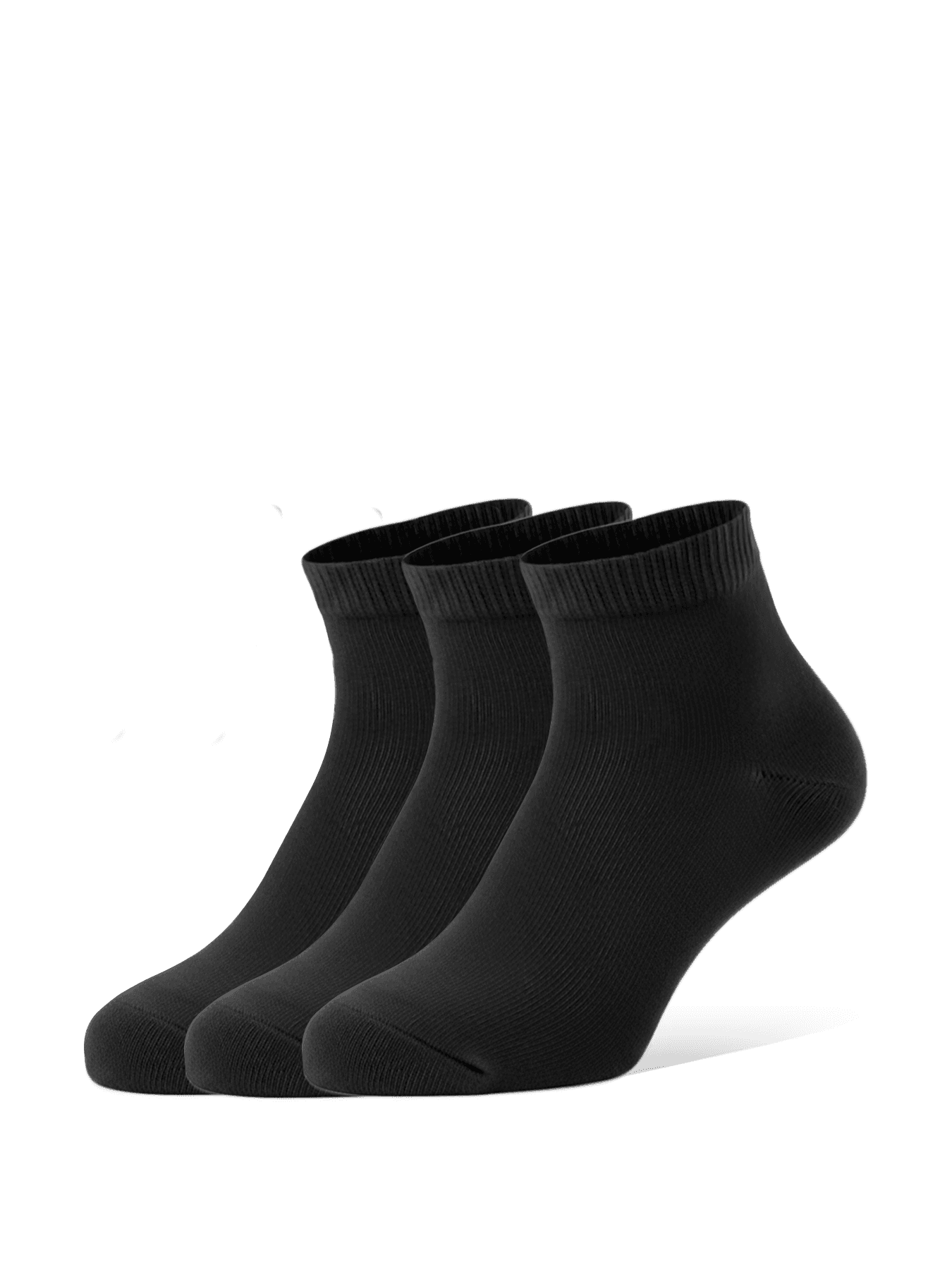 Barefoot Socks - Low-cut - Essentials - Black - 3 pack - Main