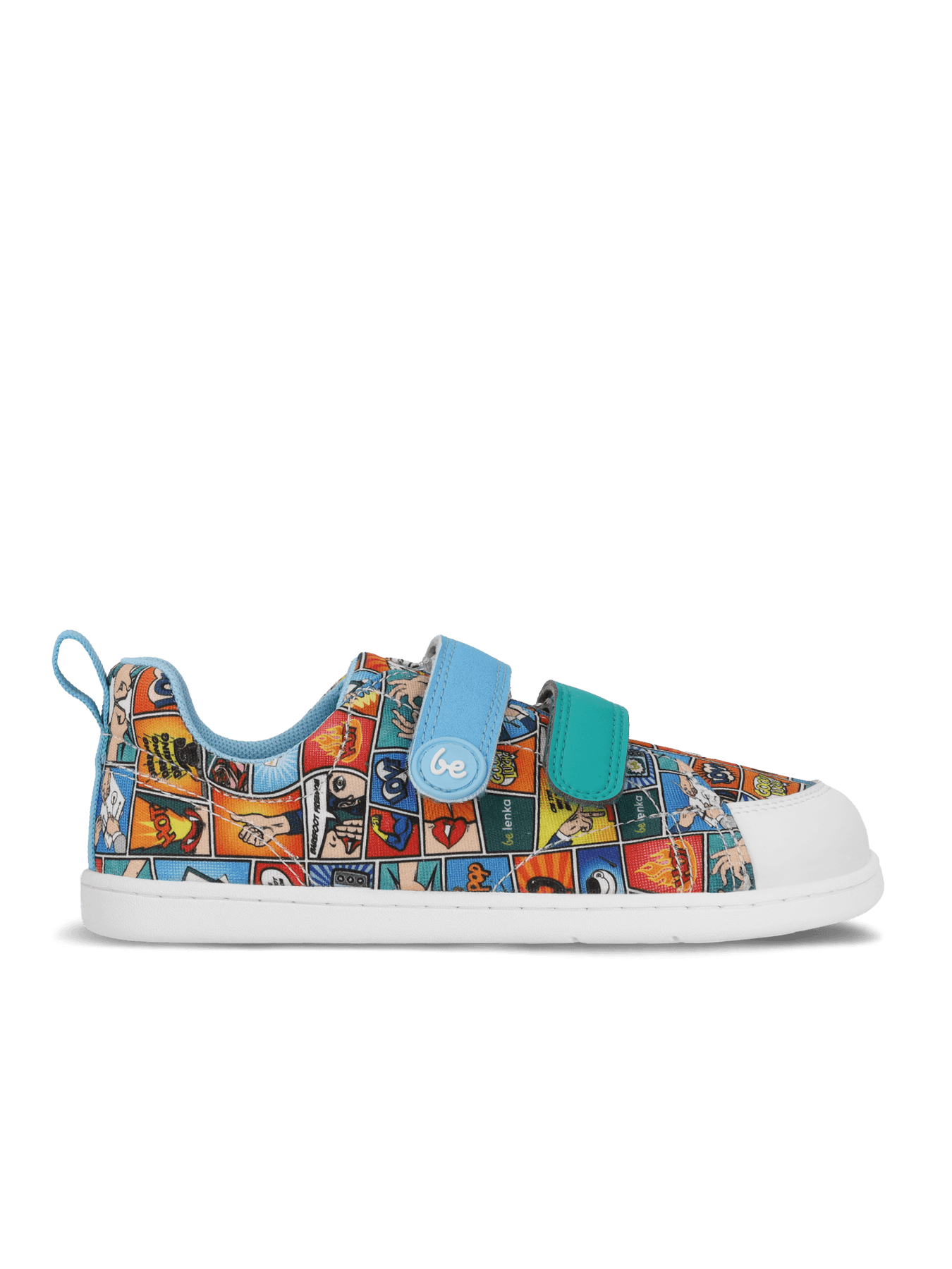 Kids barefoot sneakers Be Lenka Canvi Preschool - Comics Color - Main