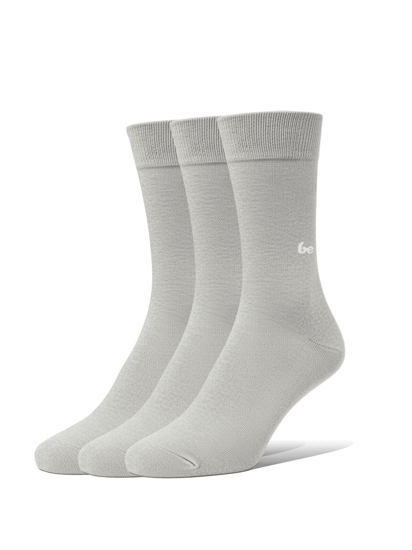 Barefoot Socks - Crew - Essentials - Grey - 3 pack - Main