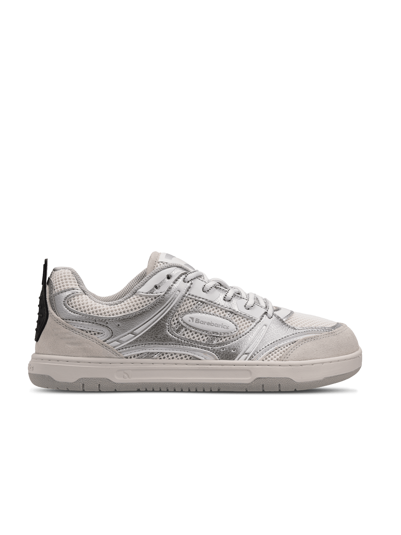 Barefoot Sneakers Barebarics Dropsta - Silver & White - Main