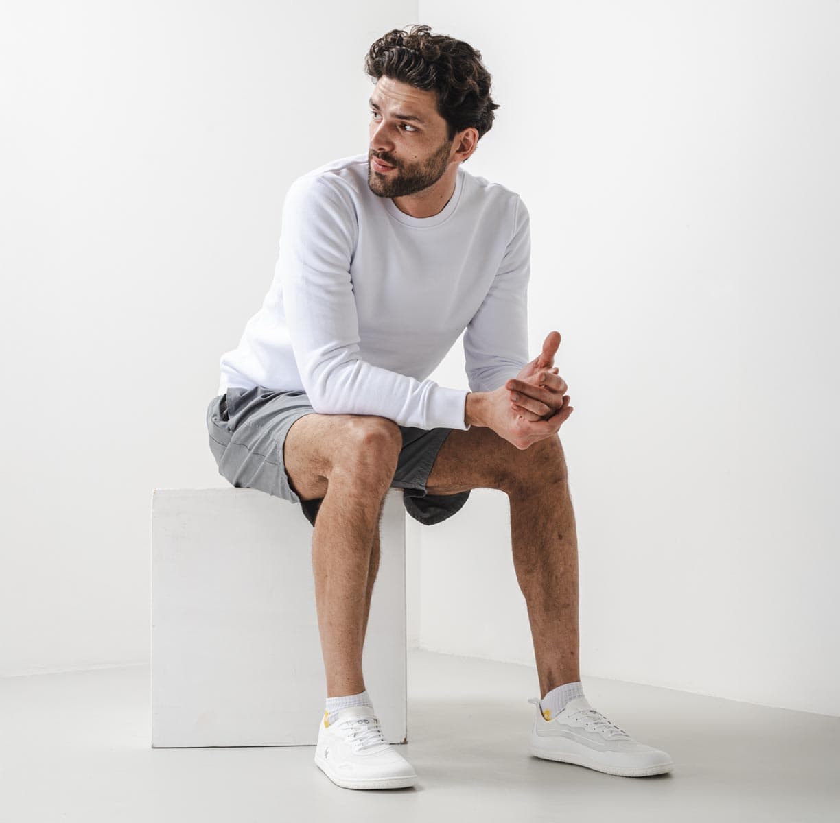 Barefoot Sneakers Be Lenka Velocity - All White - Main