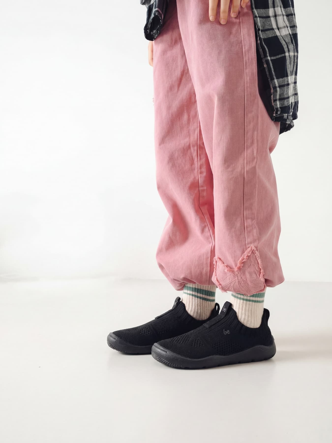 Kids Barefoot Slip-on Shoes Be Lenka Luppo Kids - All Black - Main