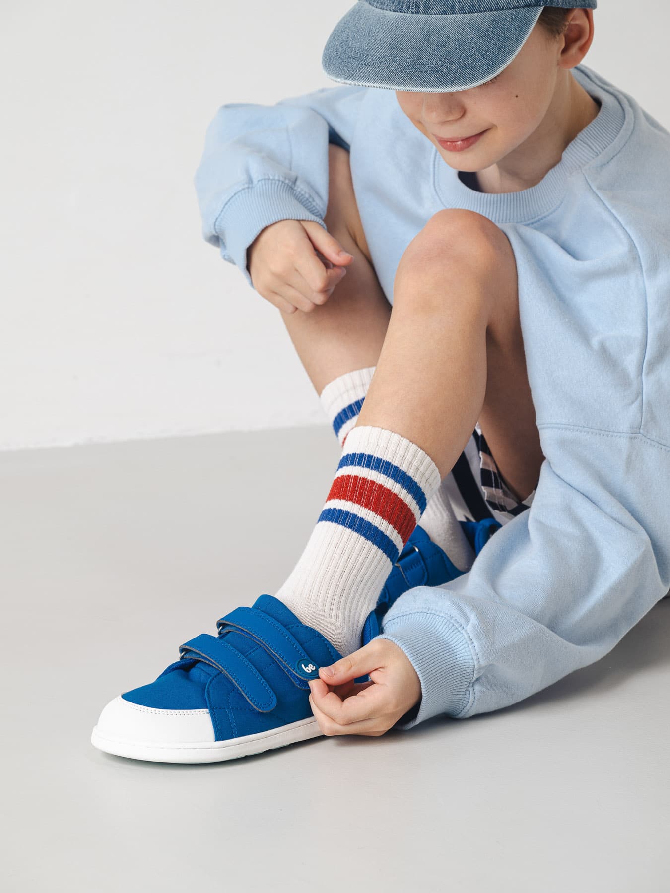 Kids barefoot sneakers Be Lenka Canvi Kids - Blue - Main