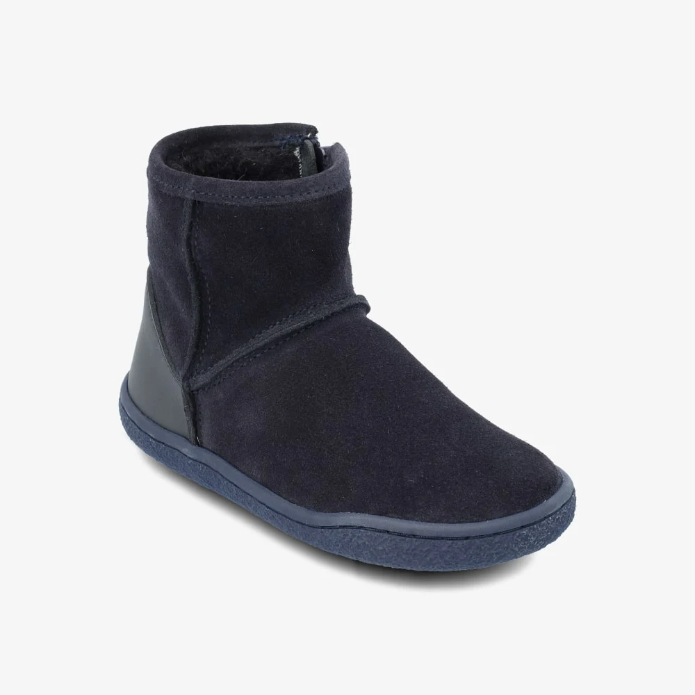 Детские ботинки Groundies Mini Cozy — Blau (Barefoot), фото 5