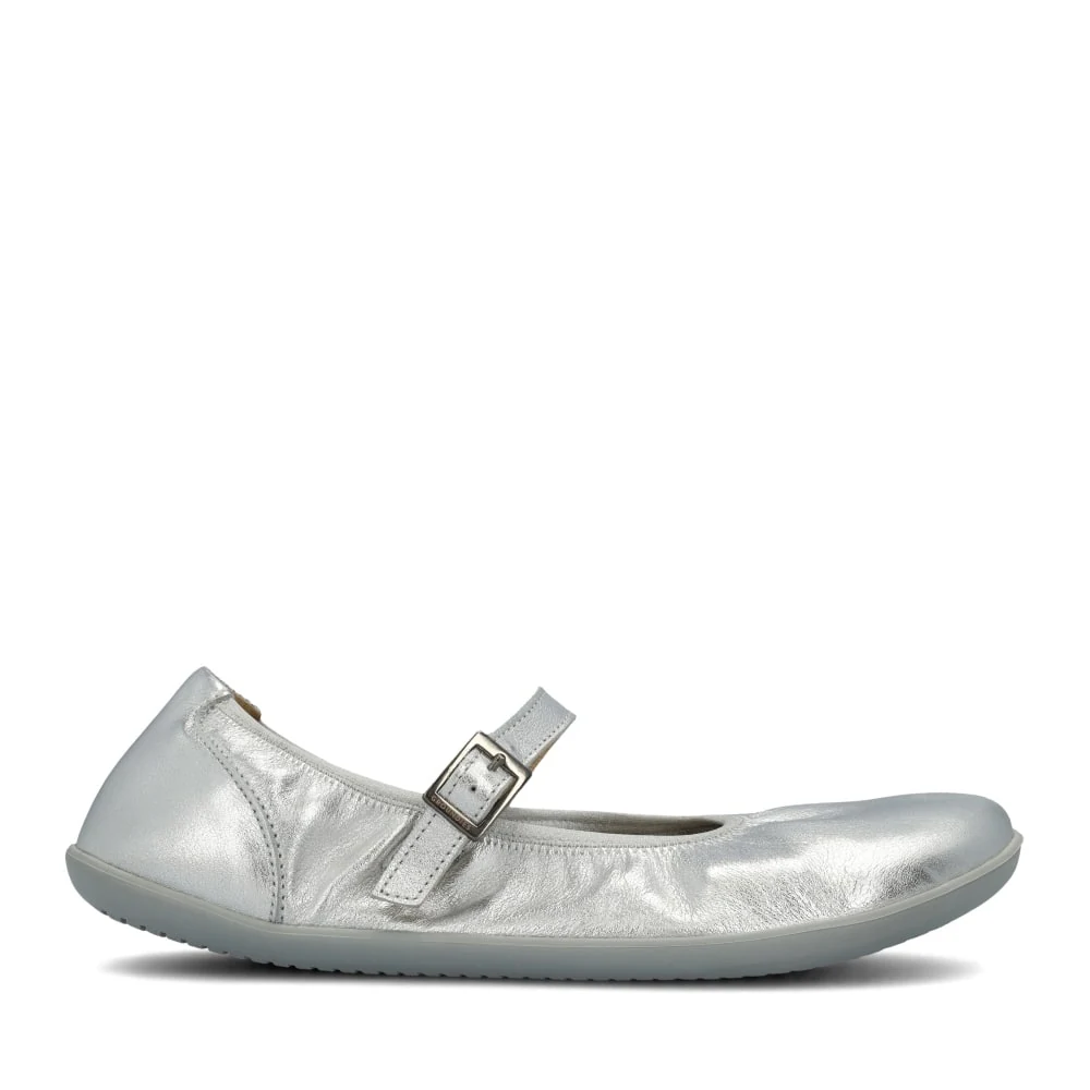 Женские балетки Groundies Amber 2.0 — Silver (Metallic) (Barefoot) — фото 1 из 6