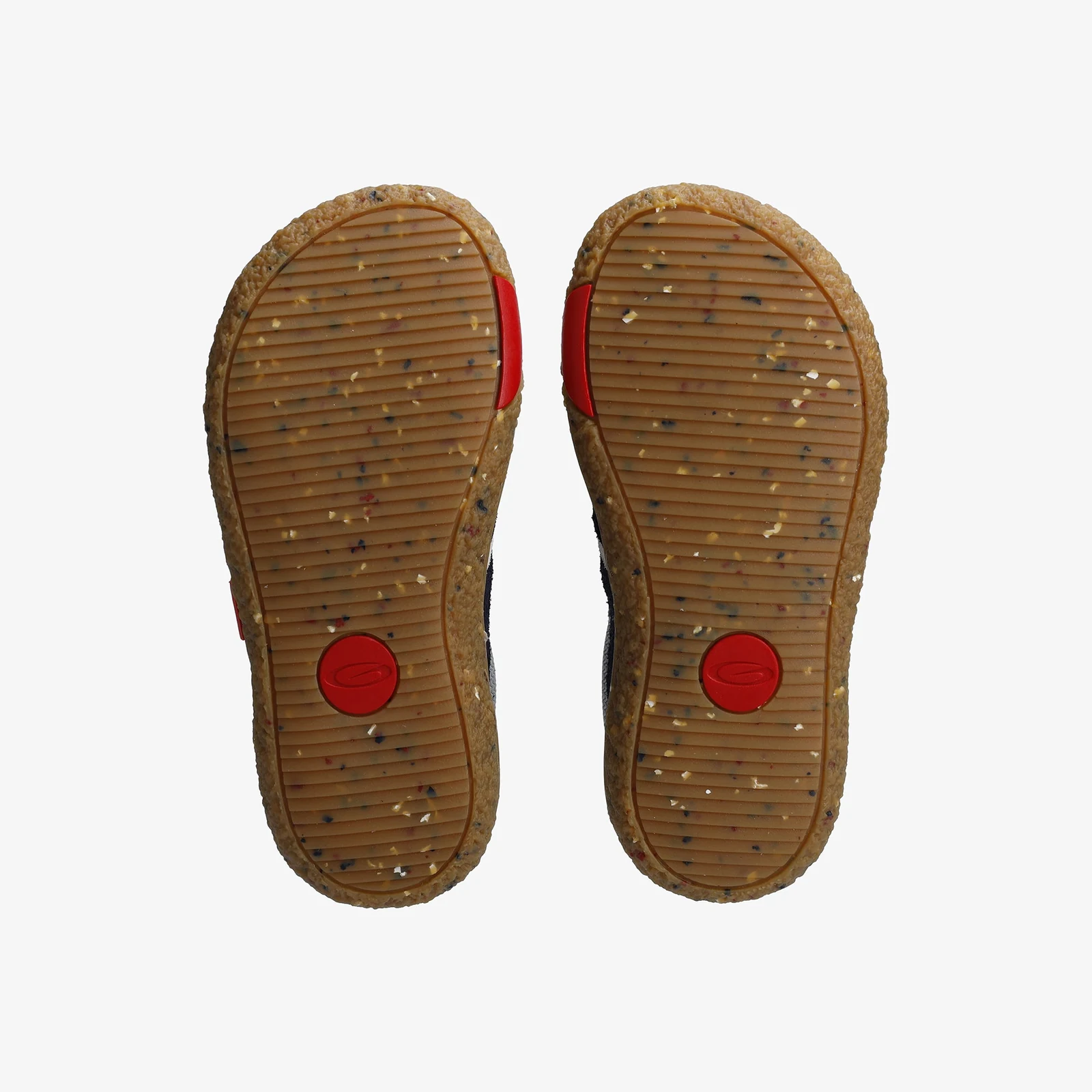 Детские кроссовки Groundies Lou 2.0 — Light Grey/Red (Barefoot), фото 4