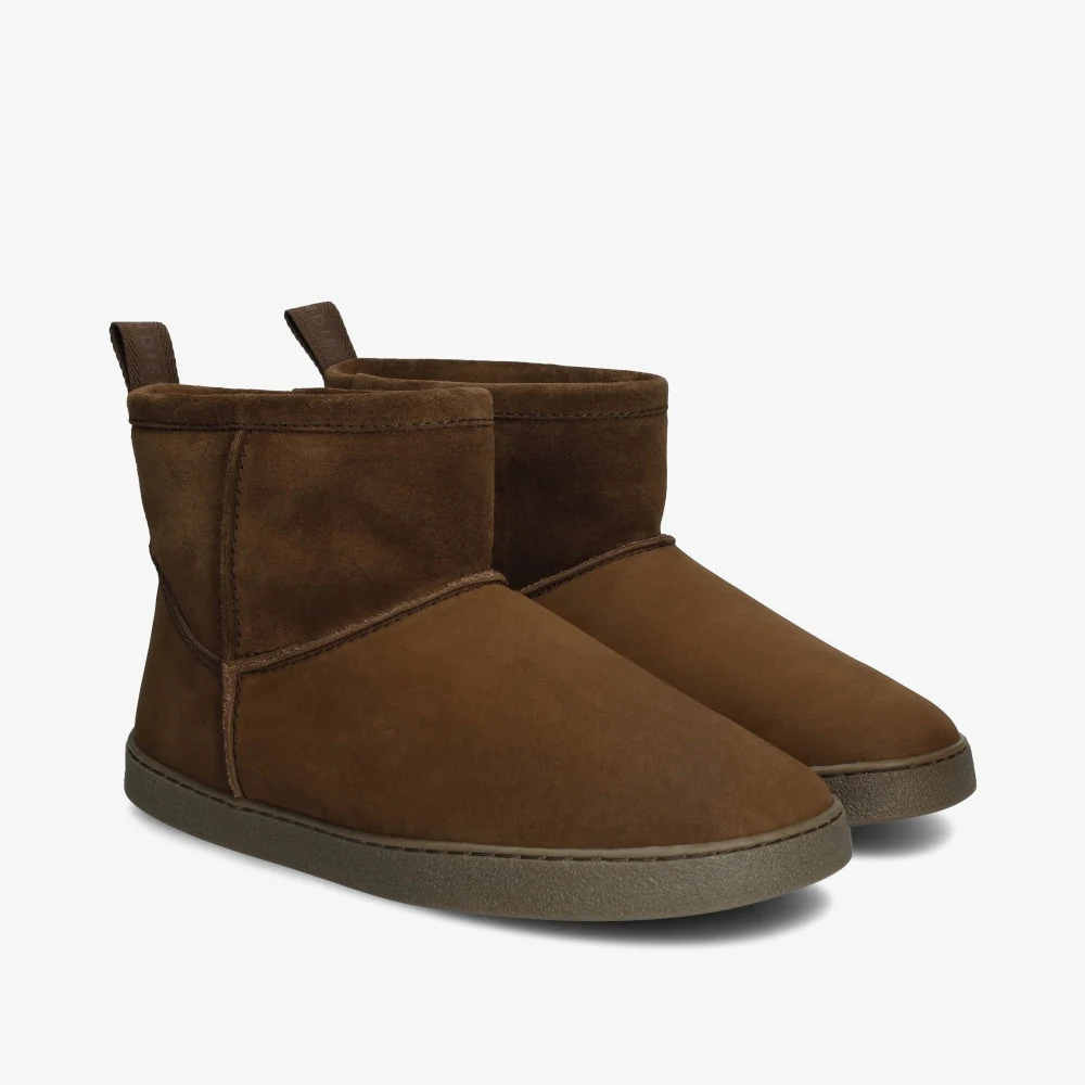 Женские ботинки Groundies Cozy Boot Low — Chocolate (Barefoot), фото 5