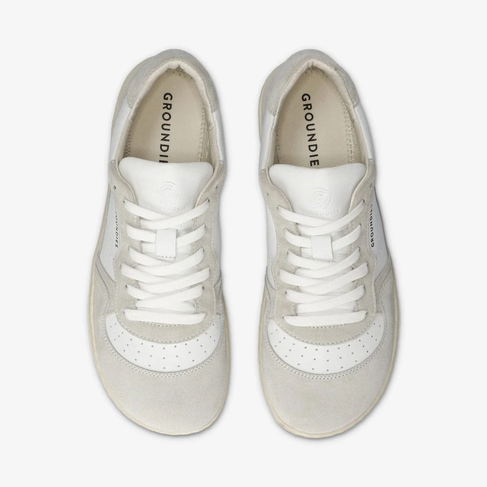 Мужские кроссовки Groundies Nova GO1 — White/Off-White (Barefoot), фото 4