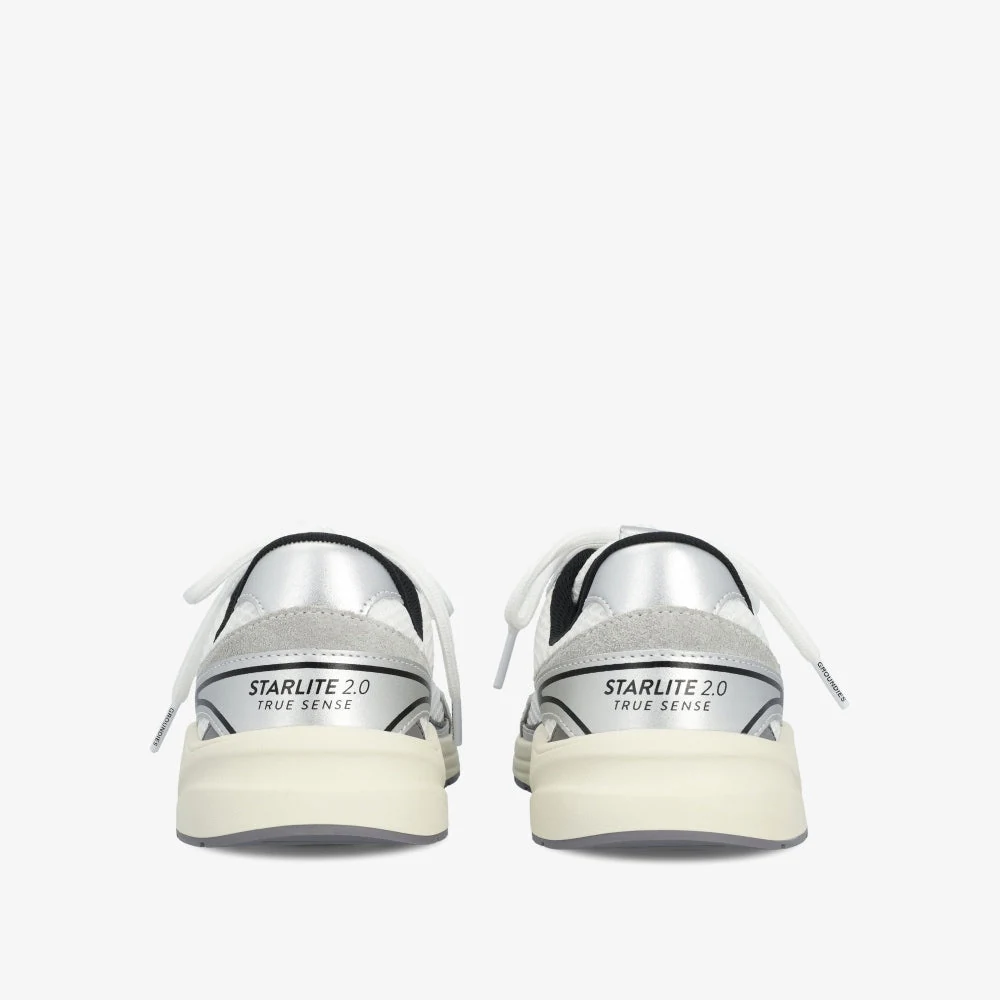 Мужские кроссовки Groundies Starlite 2.0 — White/Silver/Black (Barefoot), фото 6