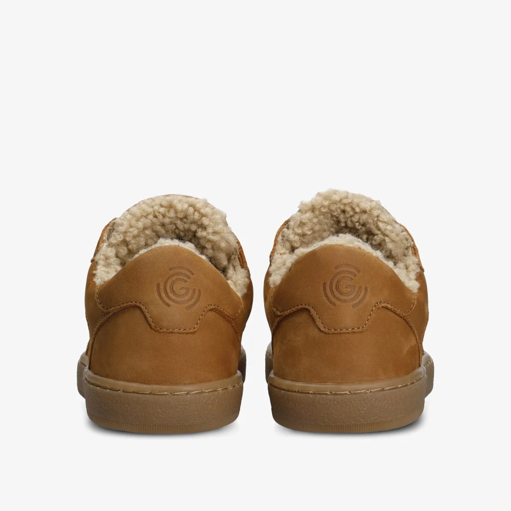 Женские кроссовки Groundies Hamptons 2.0 Teddy — Cognac (Barefoot Light), фото 6