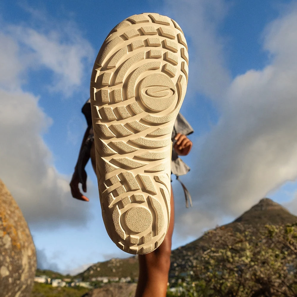 Женские трейловые кроссовки Groundies Chamonix TR Low — Lemon Cream (Barefoot), фото 3