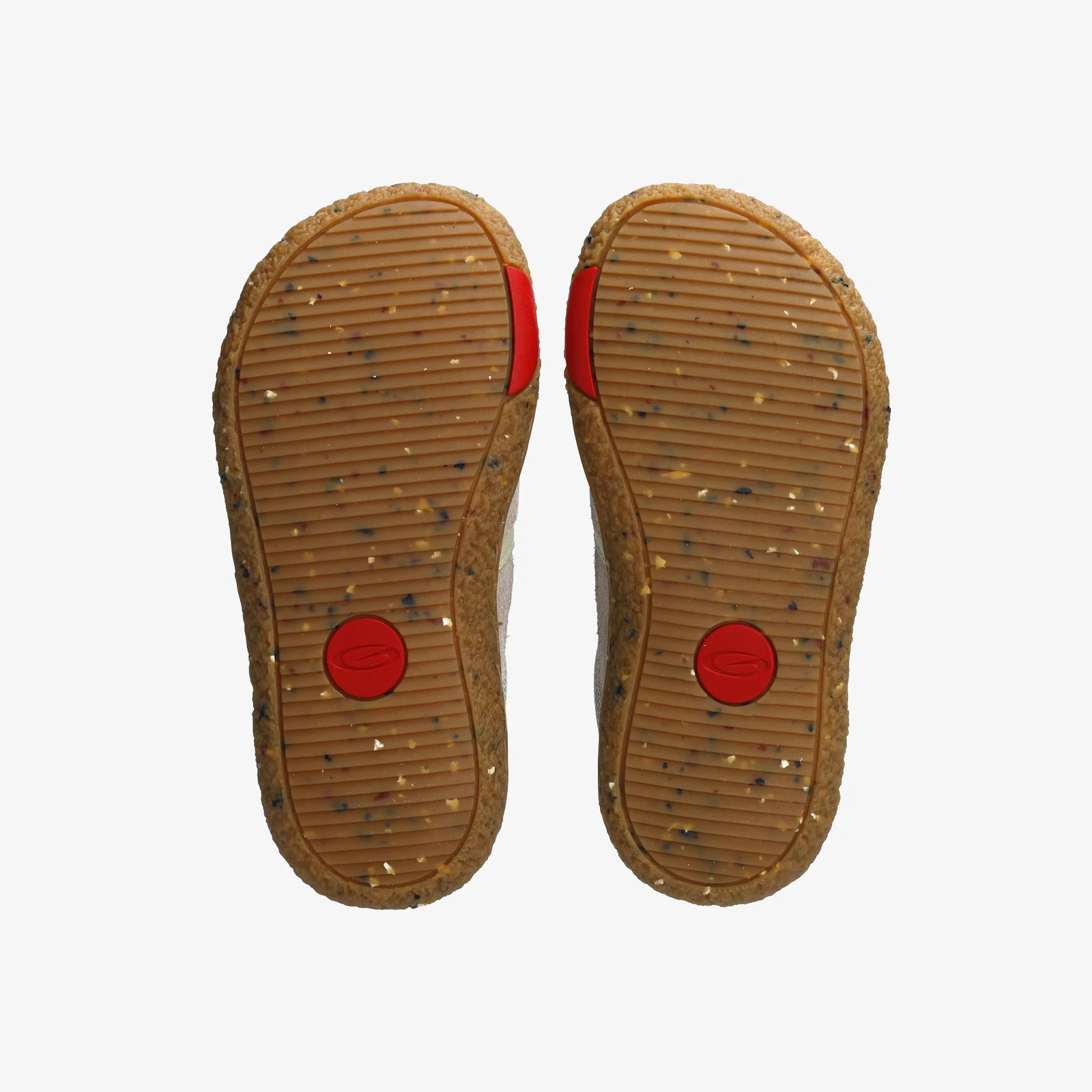 Детские кроссовки Groundies Lou 2.0 — Sage Green/Red (Barefoot), фото 4