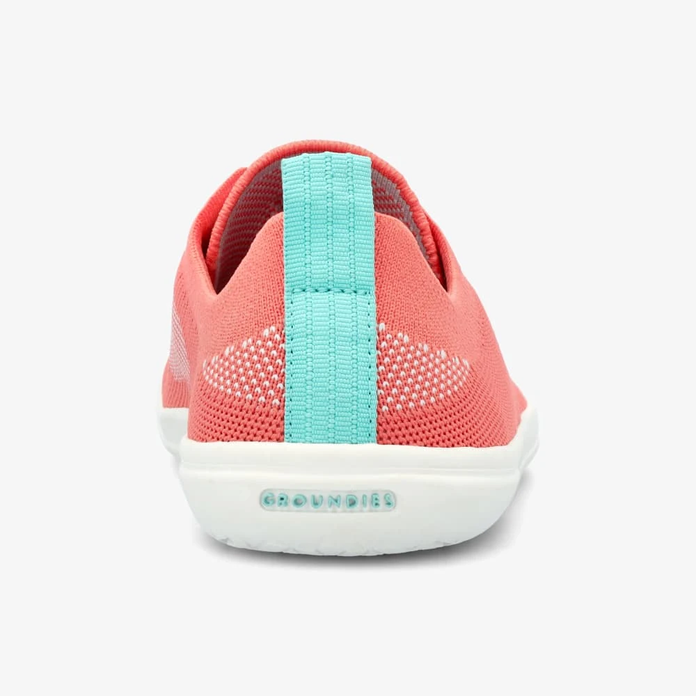 Женские кроссовки Groundies Active Knit — Bright Peach/Aqua (Barefoot), фото 6