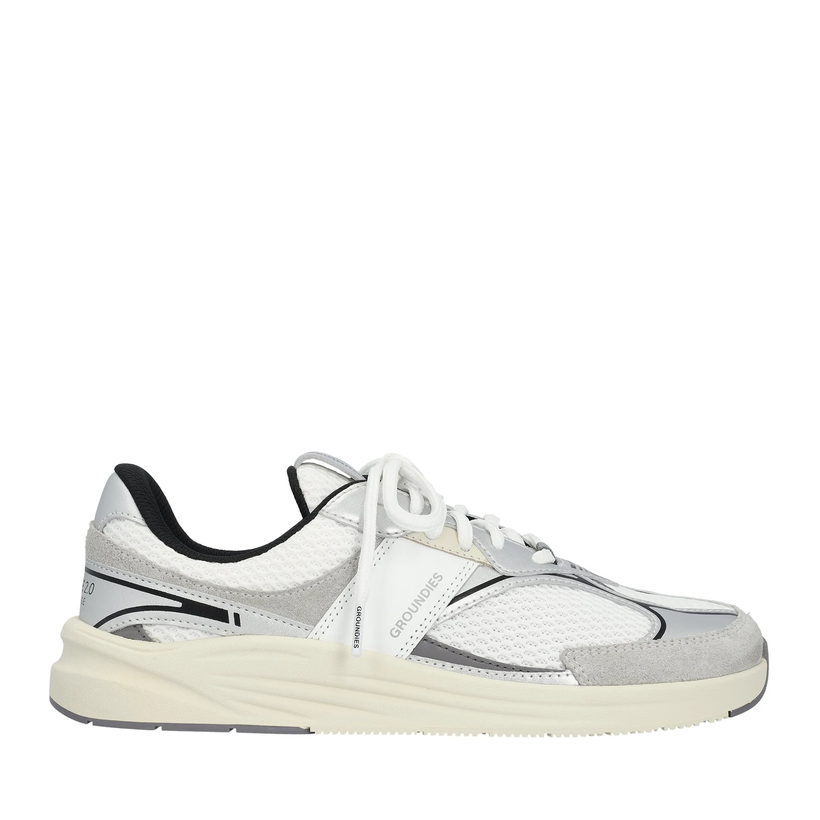 Кроссовки Groundies Starlite 2.0 — White/Silver/Black (Barefoot) — фото 1 из 9