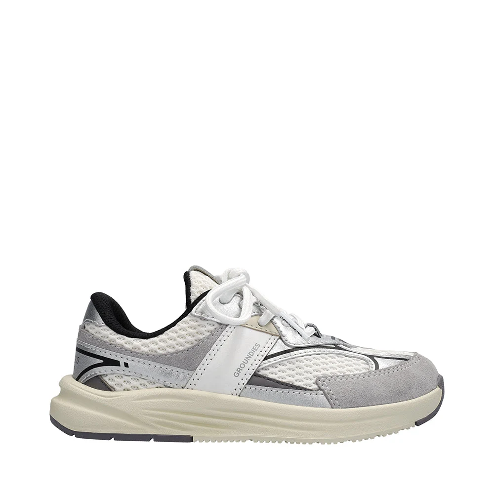 Детские кроссовки Groundies Starlite 2.0 Junior — White/Silver/Black (Barefoot) — фото 1 из 7