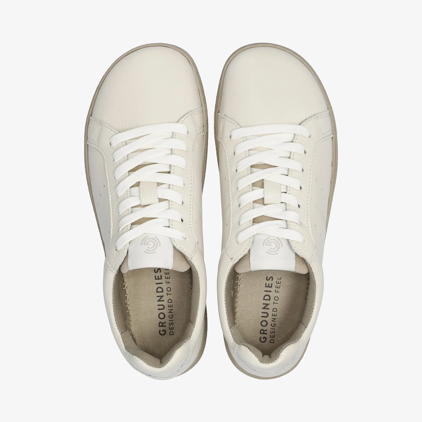 Мужские кроссовки Groundies Universe — Off-White (Barefoot), фото 2