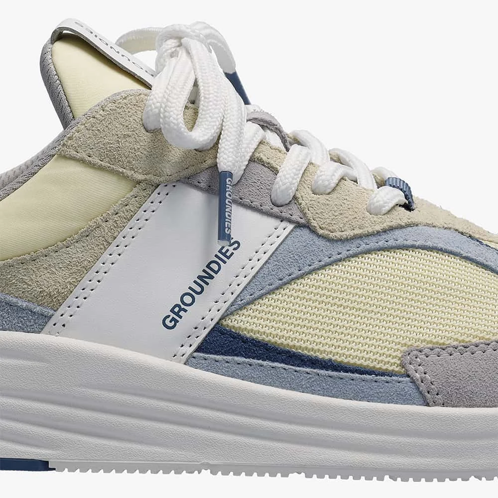 Женские кроссовки Groundies Starlite 2.0 — Lemon Cream/Sky Blue (Barefoot), фото 4