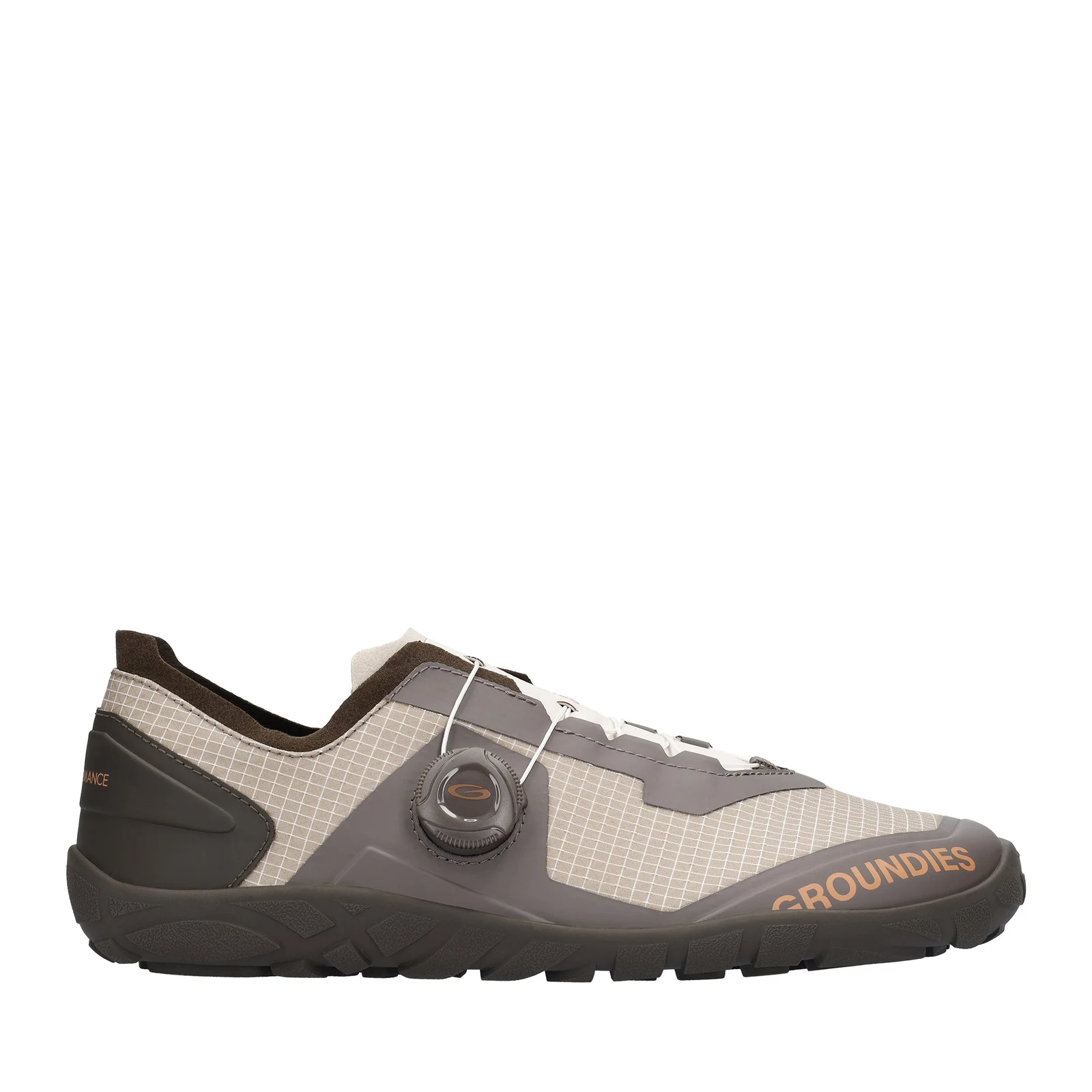 Мужские трейловые кроссовки Groundies Chamonix TR Precision — Sand/Coal (Barefoot), фото 1 из 6