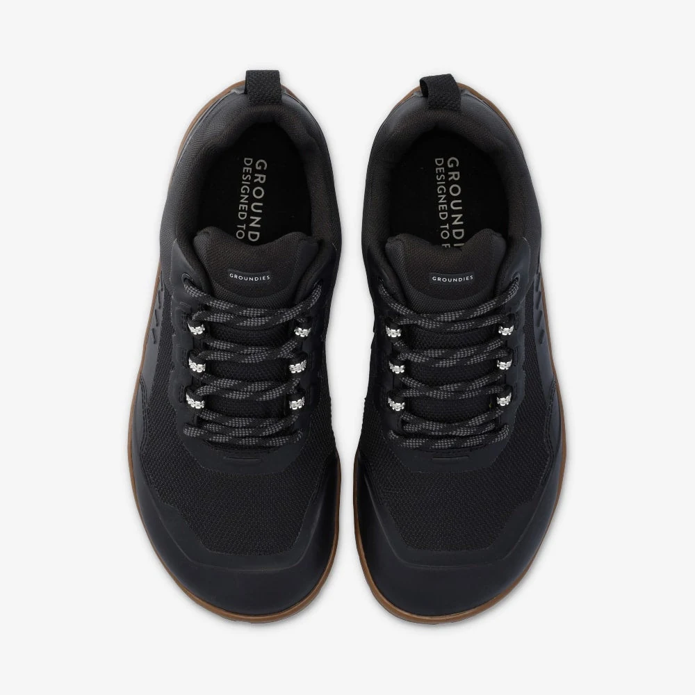 Мужские треккинговые кроссовки Groundies All Terrain Low 2.0 — Black (Barefoot), фото 4