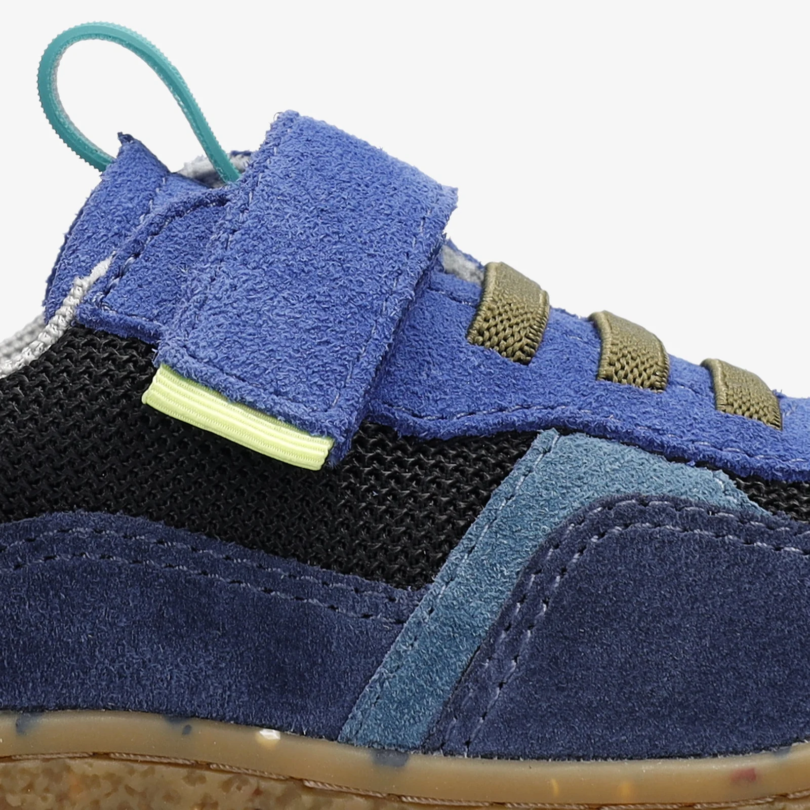 Детские кроссовки Groundies Lou 2.0 — Navy/Mint (Barefoot), фото 6