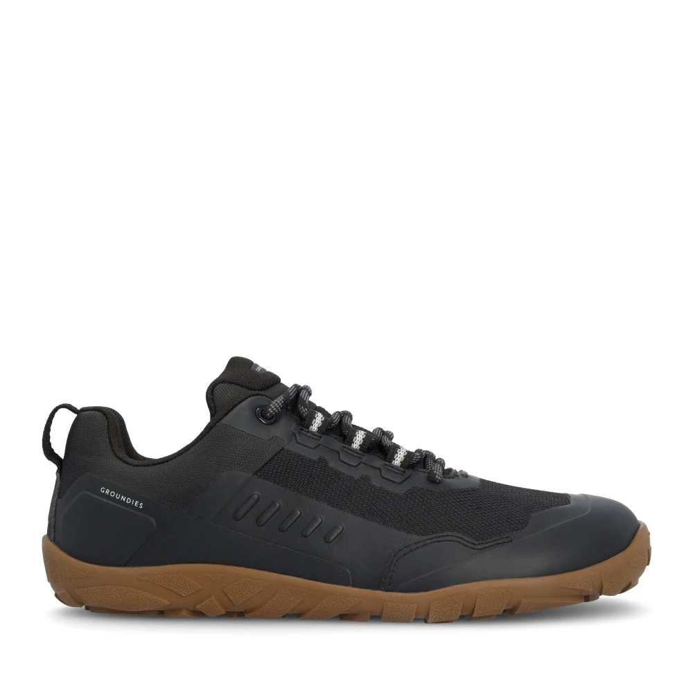 Мужские треккинговые кроссовки Groundies All Terrain Low 2.0 — Black (Barefoot) — фото 1 из 6