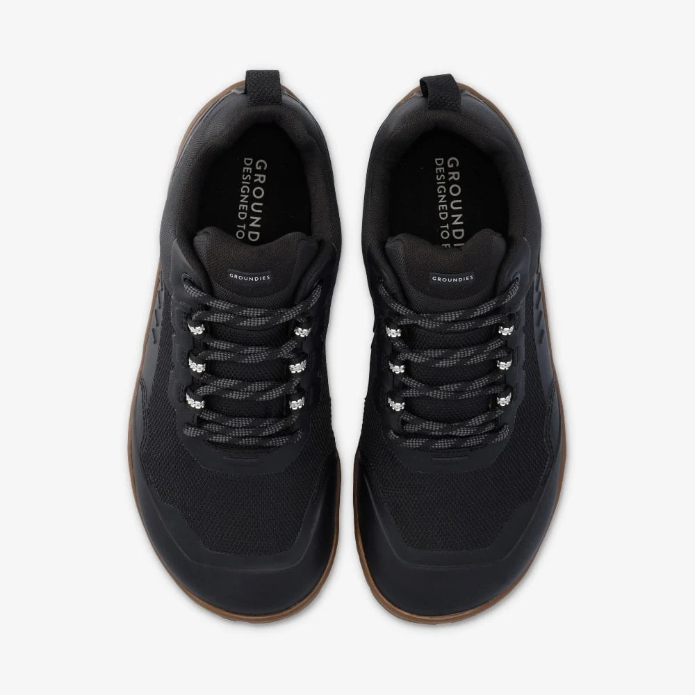 Женские ботинки Groundies All Terrain Low 2.0 — Black (Barefoot), фото 4