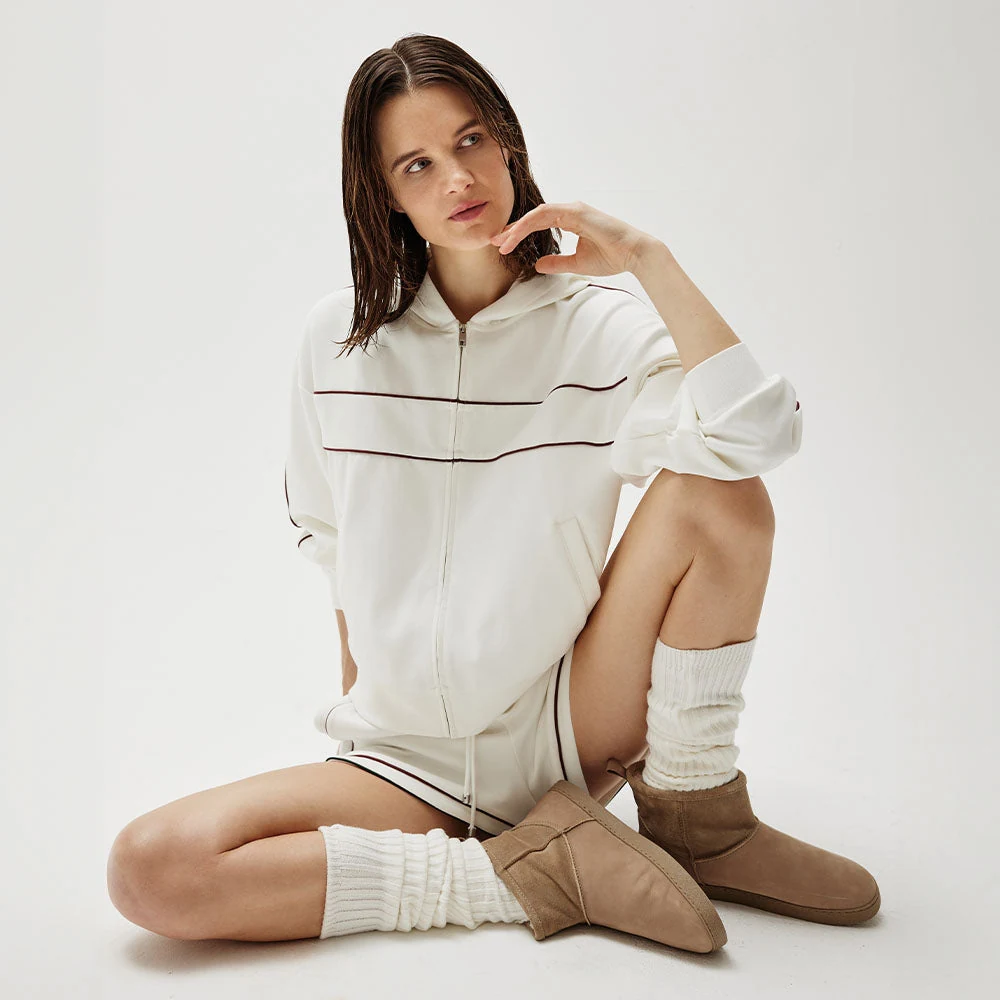 Женские ботинки Groundies Cozy Boot Low — Cappuccino (Barefoot), фото 2