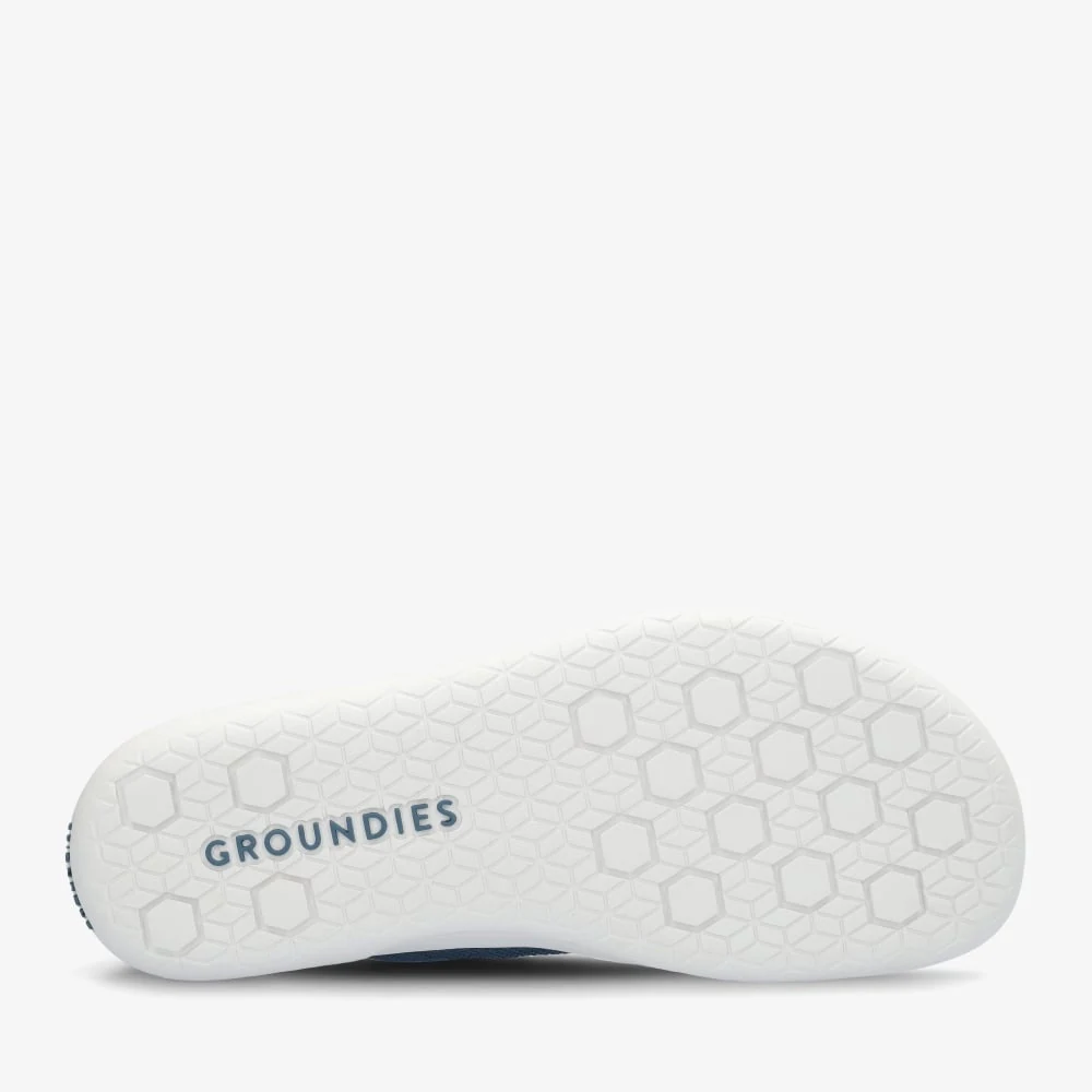 Женские кроссовки Groundies Active Knit — Navy/White (Barefoot), фото 2