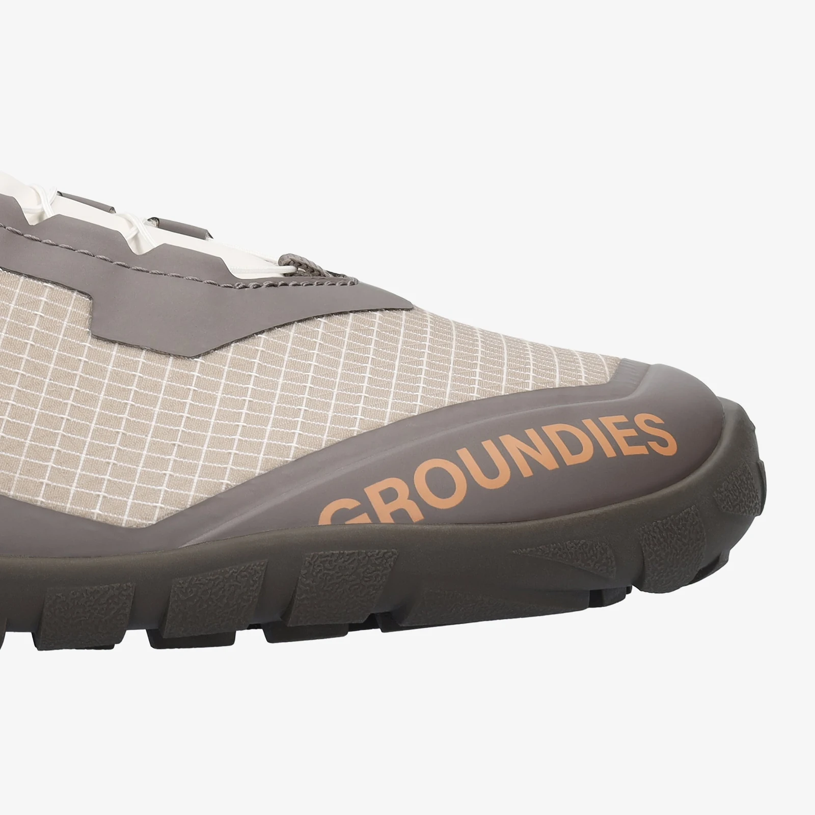Мужские трейловые кроссовки Groundies Chamonix TR Precision — Sand/Coal (Barefoot), фото 4