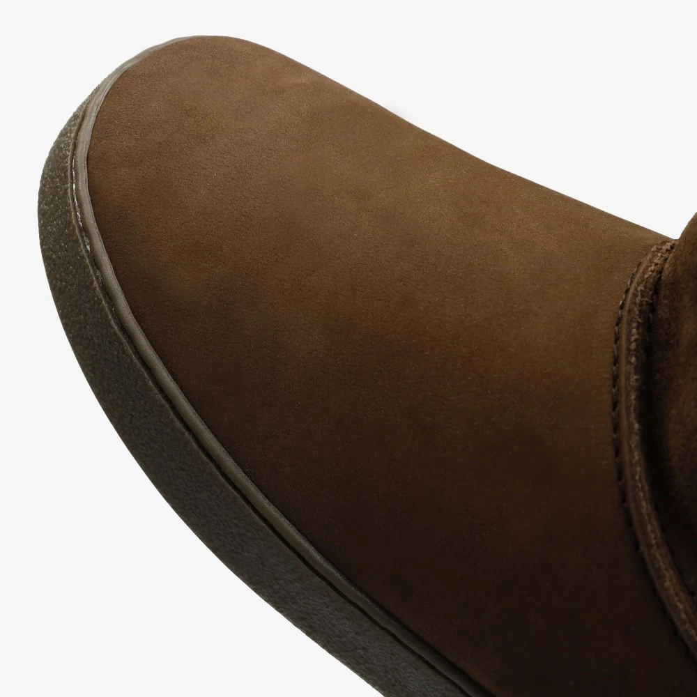 Женские ботинки Groundies Cozy Boot Low — Chocolate (Barefoot), фото 3